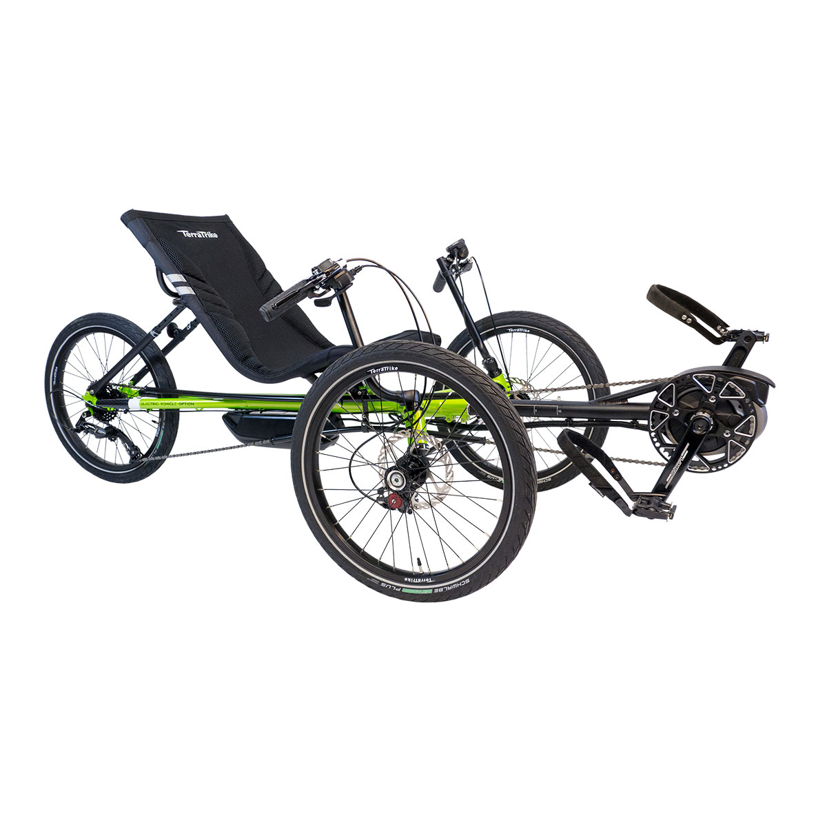 recumbent trike with electric assist