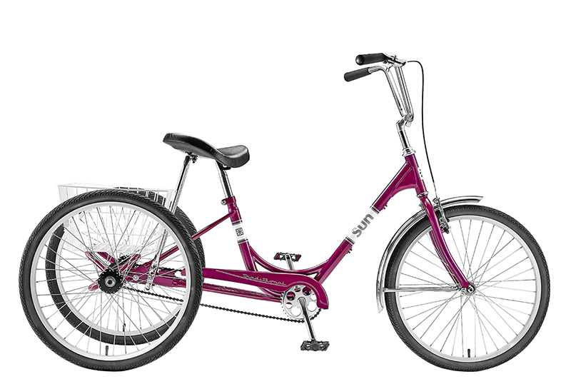 purple tricycle