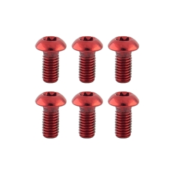 BRAKE PART CLK DISC BOLTS ANO RED PKof6 