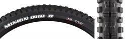 TIRE MAX MINION DHR II 27.5x2.6 BK FOLD/60 DC/EXO/TR/WT 