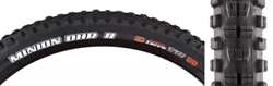 TIRE MAX MINION DHR II 29x2.5 BK FOLD/120x2 3CT/DD/TR 