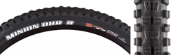 TIRE MAX MINION DHR II 29x2.5 BK FOLD/60x2 3CG/DH/TR 